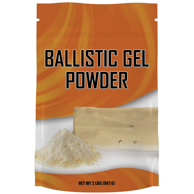 Ballistic Gel Powder 2 Lbs – Calibrated Gelatin Mix For Blocks, Targets And Dummys For Shooting – For Health Science, Education