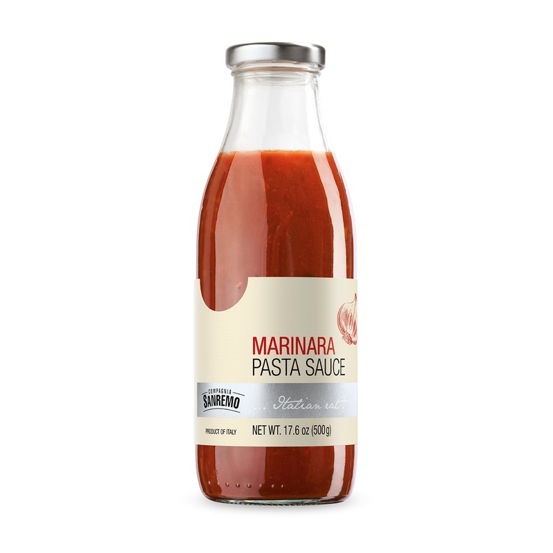 Compagnia Sanremo San Remo Italian Fresh Marinara Pasta Sauce – 100% Fresh Italian Ingredients, Non-Gmo – 17.6 Oz (Pack Of 6) –