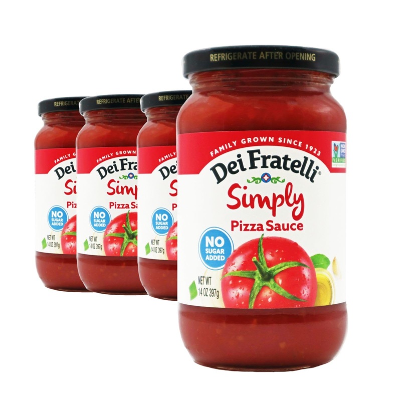Dei Fratelli Simply Pizza Sauce – No Sugar Added (4 Pack)
