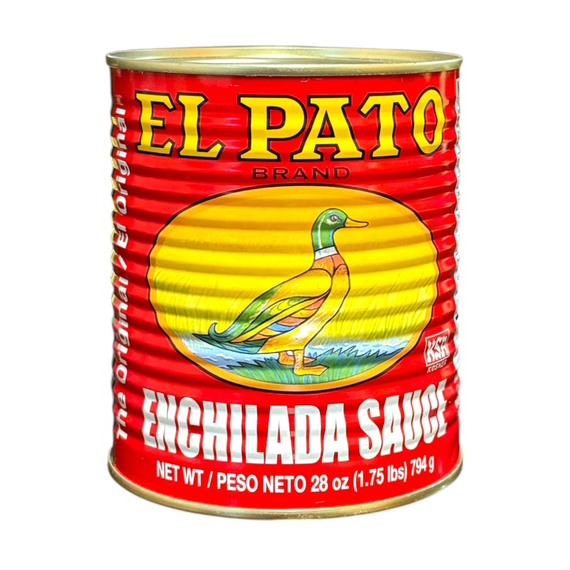 El Pato Red Enchilada Sauce, Salsa, 28 Oz Can, Kosher, Authentic Mexican Flavor (1.75 Lbs)