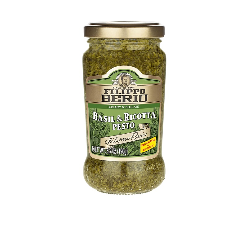 Filippo Berio Pesto, Basil & Ricotta, 6.7 Ounce Glass Jar