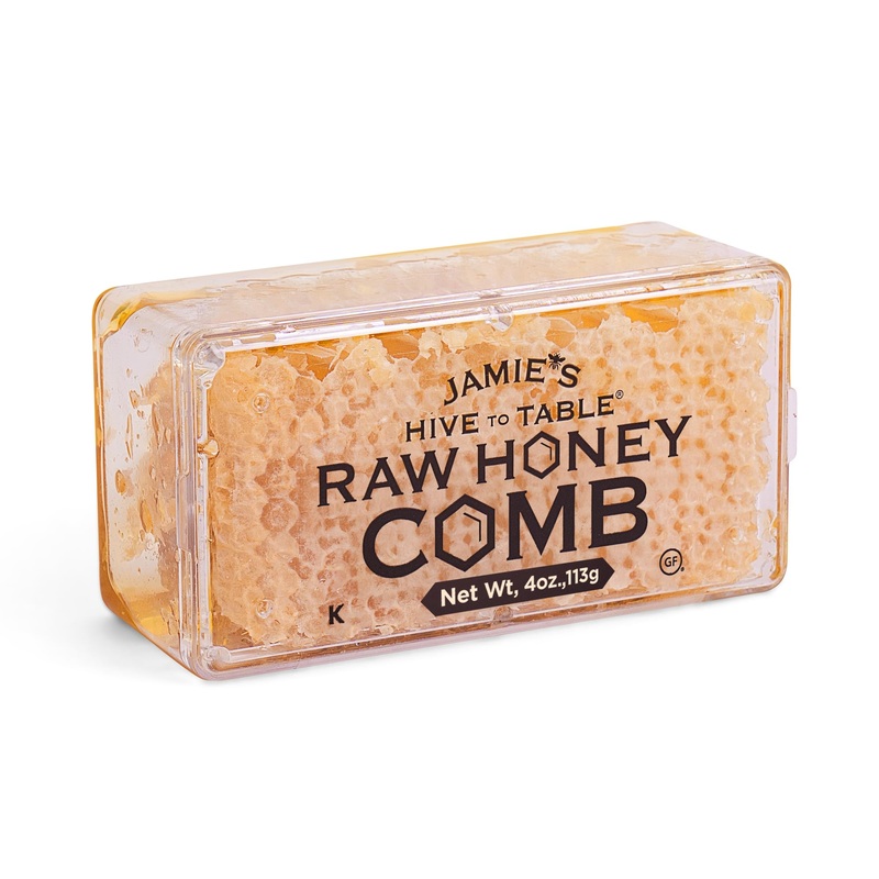Jamie’S Hive To Table 100% Raw Georgia Honey Comb, 4 Oz – All-Natural Pure Georgia Honey Comb – Fresh Honeycomb, No Additives Or