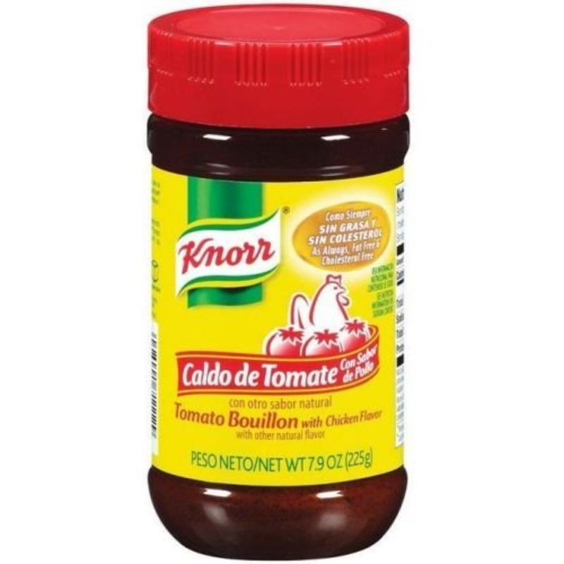 Knorr Hispanic Tomato With Chicken Flavor Bouillon, 7.9 Ounce Jar – 12 Per Case.