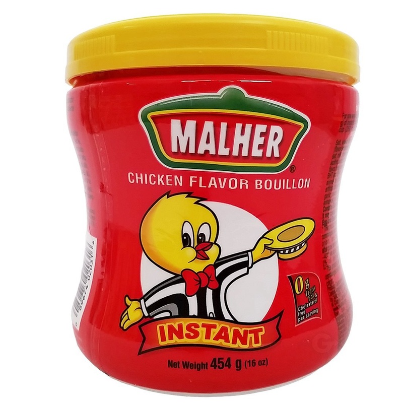 Malher Chicken Bouillon 16 Oz – Consome De Pollo (Pack Of 12)
