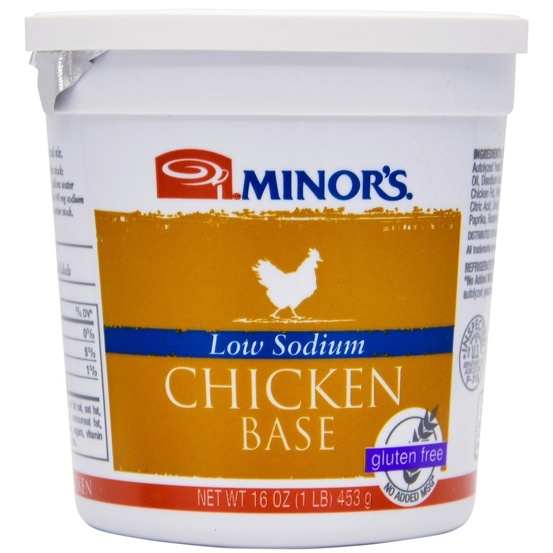 Minor’S Chicken Base, Low Sodium, 16 Ounce