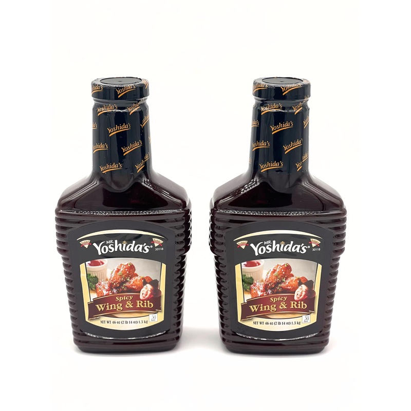 Mr. Yoshida’S Spicy Wing & Rib Barbecue Marinade & Cooking Sauce, 2-46 Oz Bottles