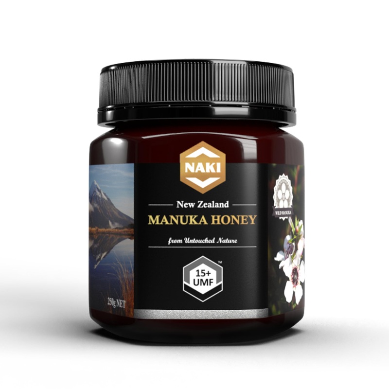 Naki Manuka Honey Harvested, Tested. Traceable. Certified 100% New Zealand Honey – International Gold Award Winner (Umf 15+ Mgo