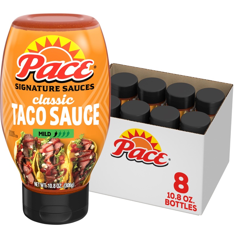 Pace Classic Taco Signature Sauce, 10.8 Oz (8 Pack)