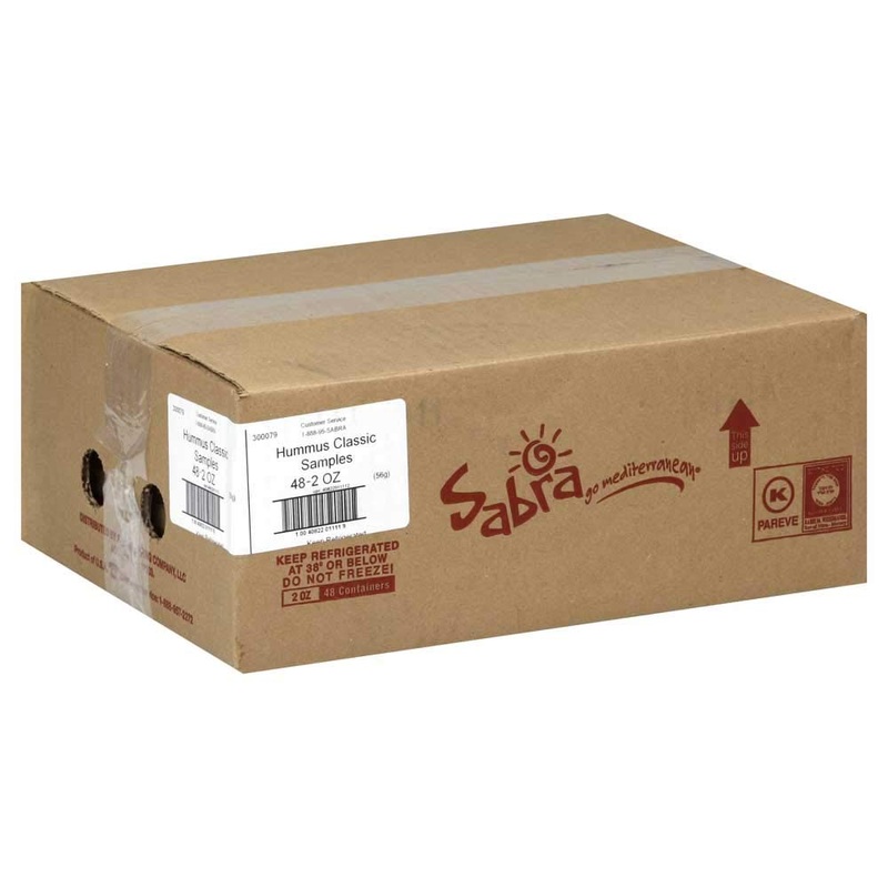 Sabra Classic Grab And Go Hummus, 2 Ounce — 48 Per Case.