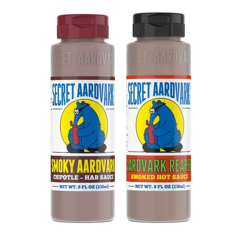 Secret Aardvark Reaper Hot Sauce – Carolina Reaper Hot Sauce, Smoky Chipotle Hot Sauce, Low Carb, Dairy Free, Spicy Bbq Sauce, H
