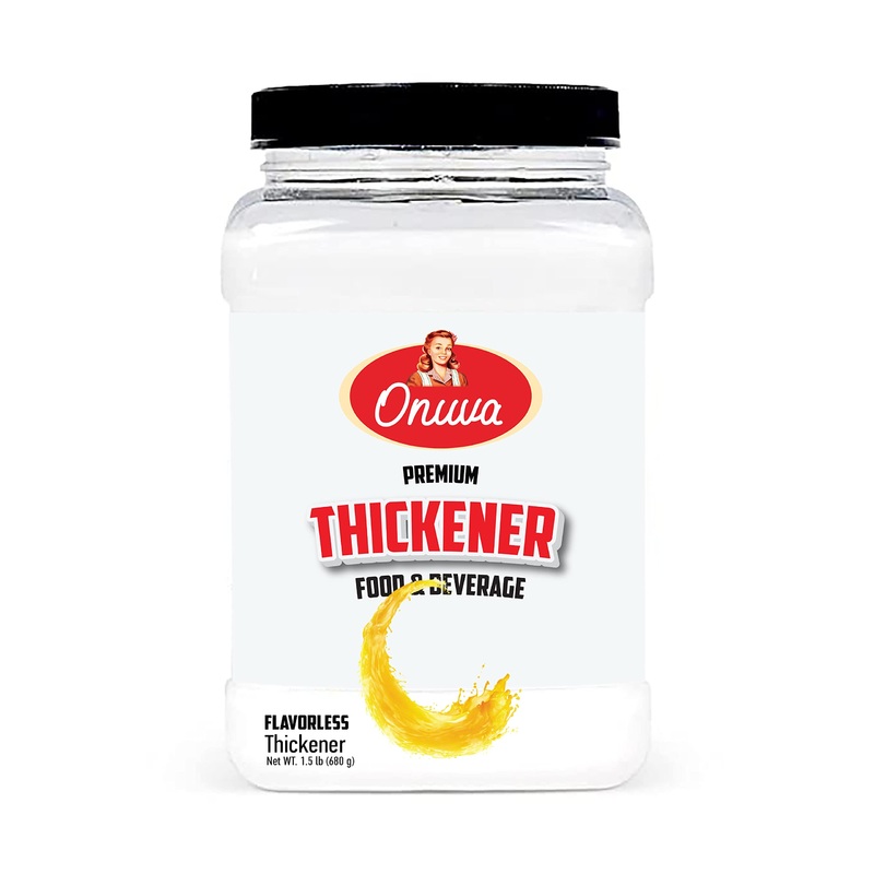 Thickener By Onuva – 1.50 Lb (680G) – Food & Beverage Thickener – Instant Thickener For Liquids And Foods