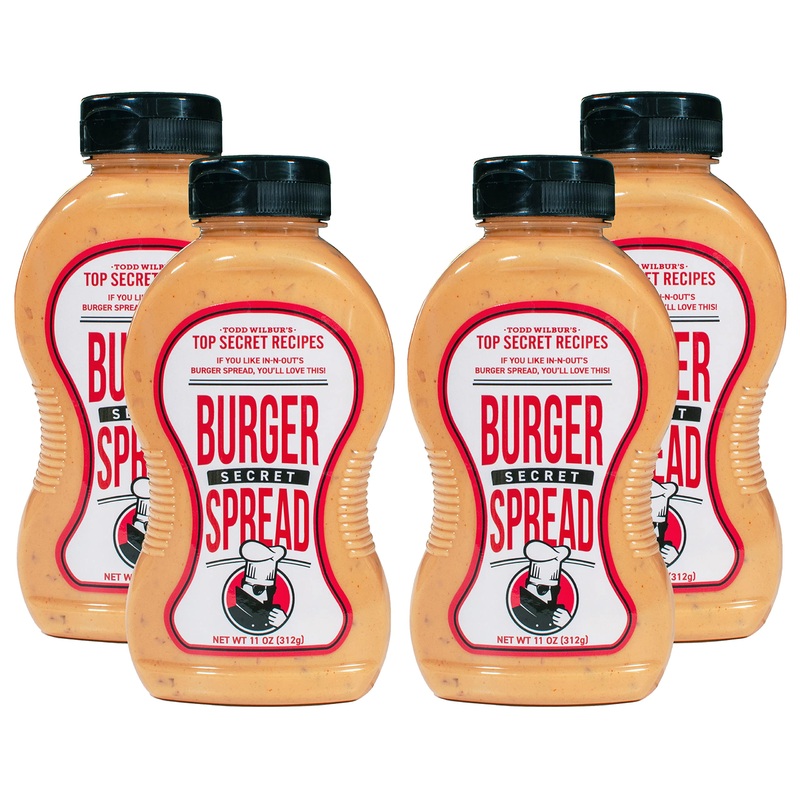Todd Wilbur’S Top Secret Burger Secret Spread (Like In-N-Out Burger Sauce) – Use On Burgers, Sandwiches, And Wraps – Msg & Glute