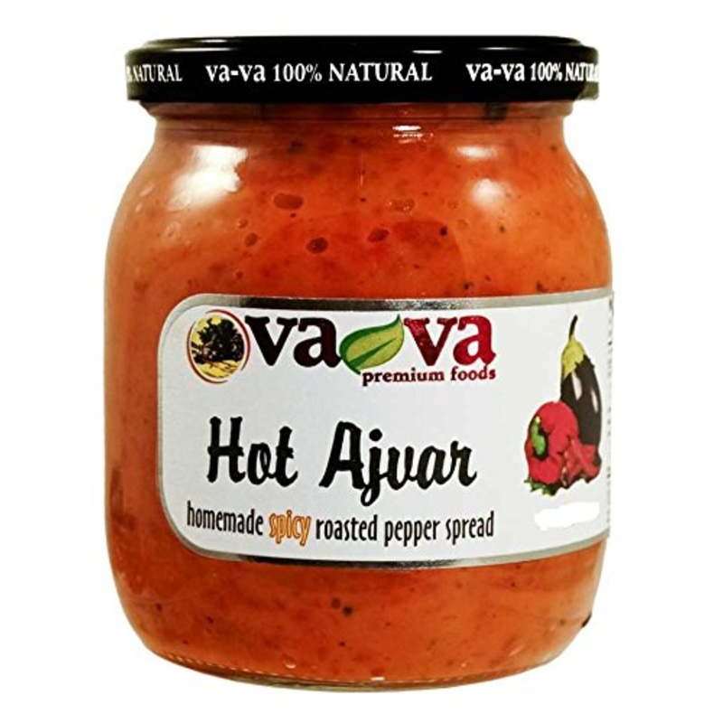 Va-Va Ajvar Spicy Roasted Pepper Spread, 420 G X 3, Pack Of 3