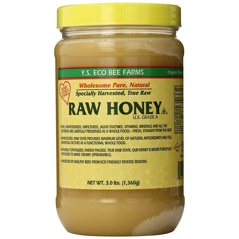 YS Eco Bee Farms Raw Honey, Unfiltered & Unpasteurized, Kosher, 48 oz – Pure & Natural Sweetener, Perfect for Cooking & Baking