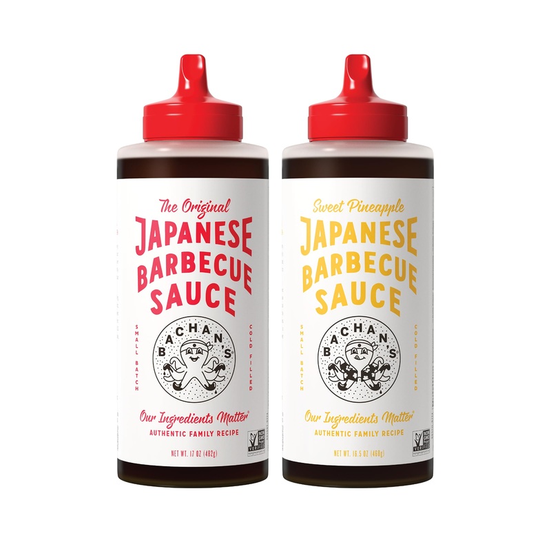 Bachan’S Japanese Barbecue Sauce 2 Pack – 1 Original, 1 Sweet Pineapple – Bbq Sauce For Wings, Chicken, Beef, Pork, Seafood, Noo