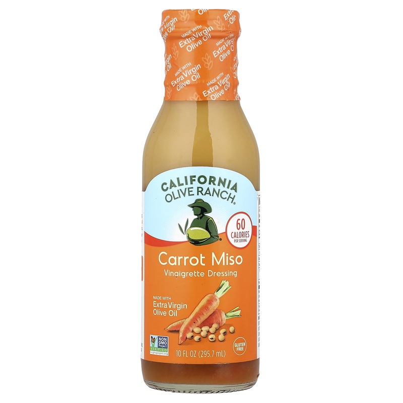 California Olive Ranch Carrot Miso Vinaigrette Dressing, 10 Oz