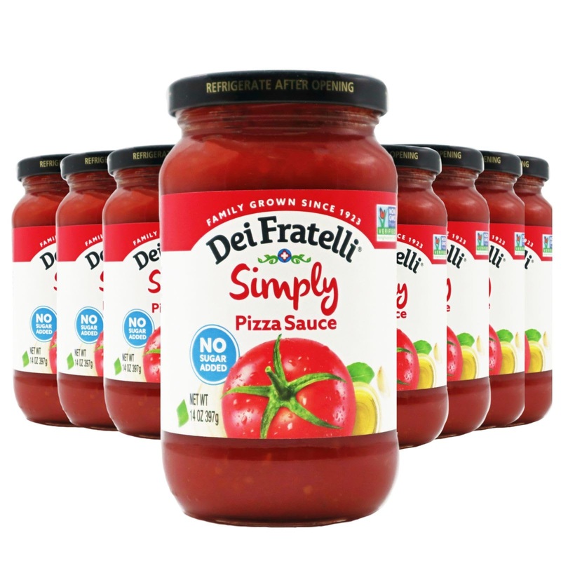 Dei Fratelli Simply Pizza Sauce – No Sugar Added (8 Pack)