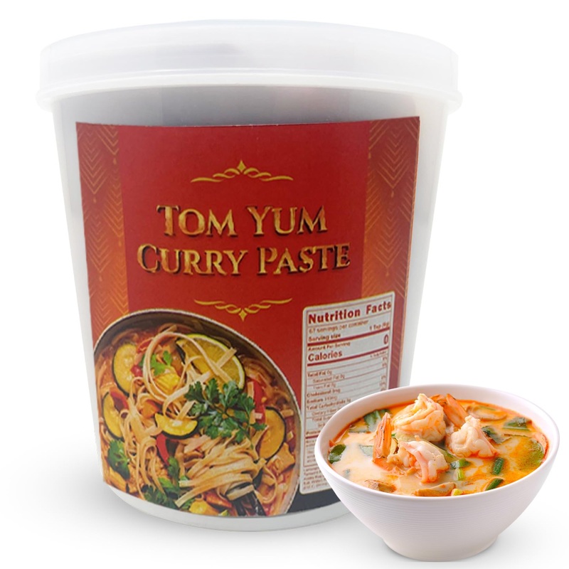 Fusion Select Tom Yum Curry Paste – Seasoning Spice Blend For Asian Food, Middle Eastern & Indian Cuisine – Dressing & Condiment