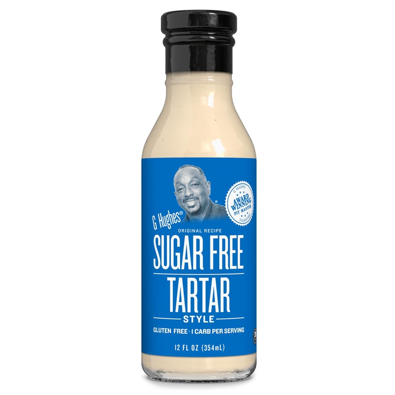 G Hughes Sugar Free, Tartar Style Sauce – Tartar Sauce For Fish, Gluten Free Seafood Sauce, Great Tasting Healthy Sauce, No Adde