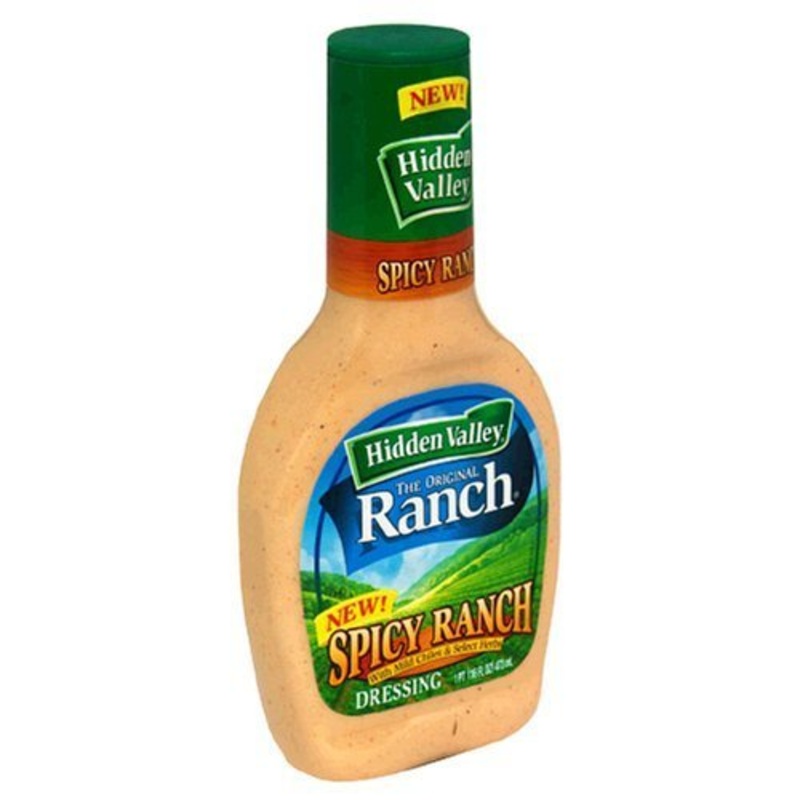 Hidden Valley Spicy Ranch Salad Dressing 16Oz (Pack Of 3)