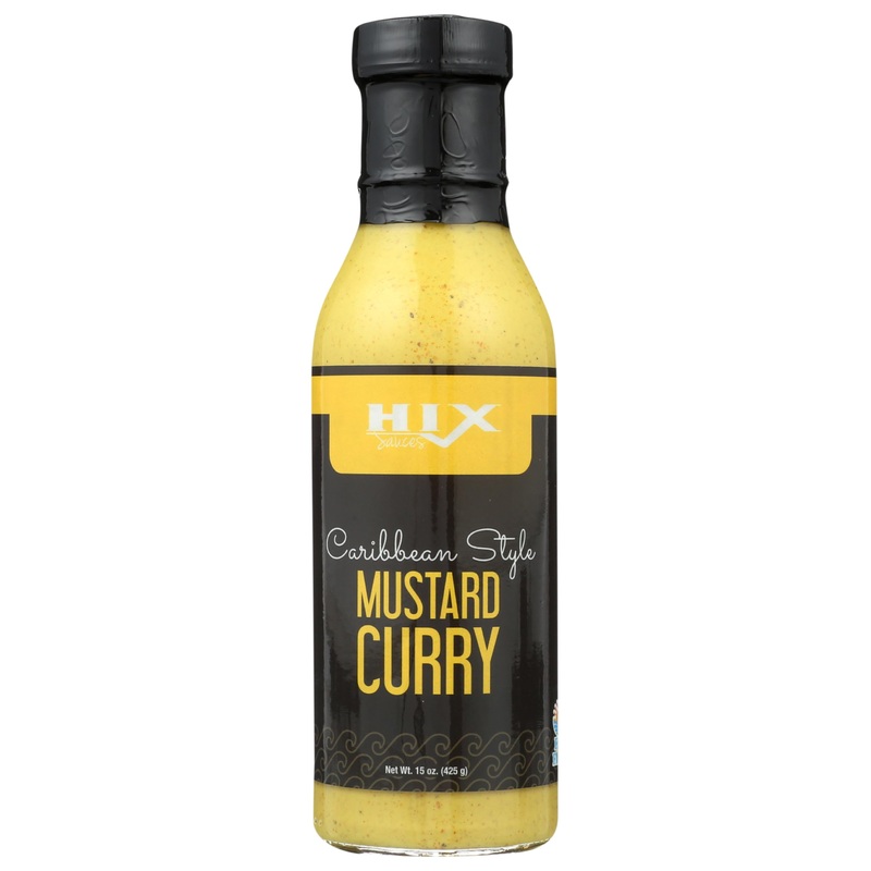 Hix Foods Mustard Curry Sauce, 15 Oz