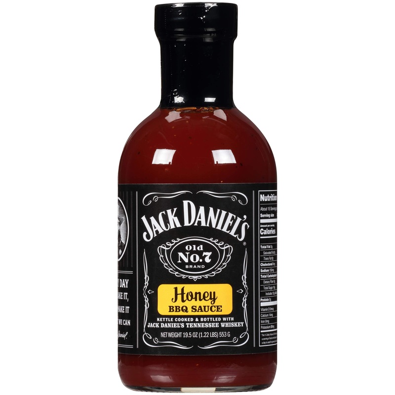 Jack Daniel’S Old No. 7 Honey Bbq Sauce – Authentic Small Batch Jack Daniels Bbq Sauce – Preservative Free – 19.5 Oz
