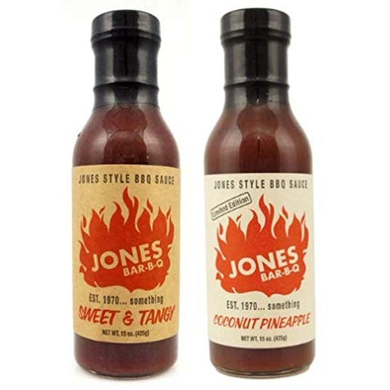 Jones Bar-B-Q – Combo 2 Pack – Original Sweet & Tangy – Limited Edition Coconut Pineapple