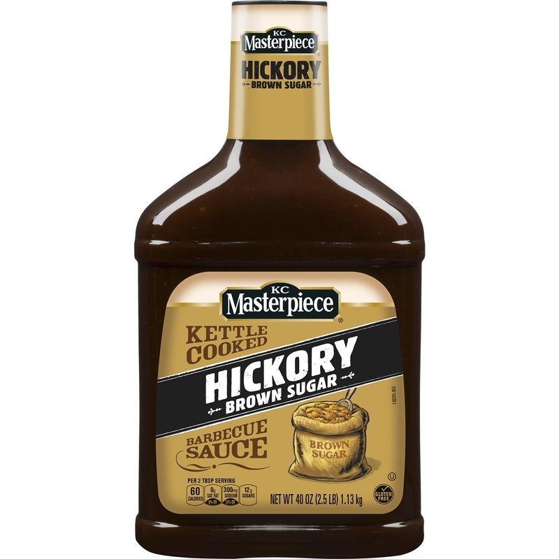 Kc Masterpiece Hickory Brown Sugar Barbecue Sauce, 40 Ounces