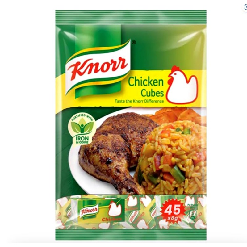 Knorr Nigerian Chicken Seasoning Cubes (45 X 8G Cubes) 360G – Taste The Knorr Difference