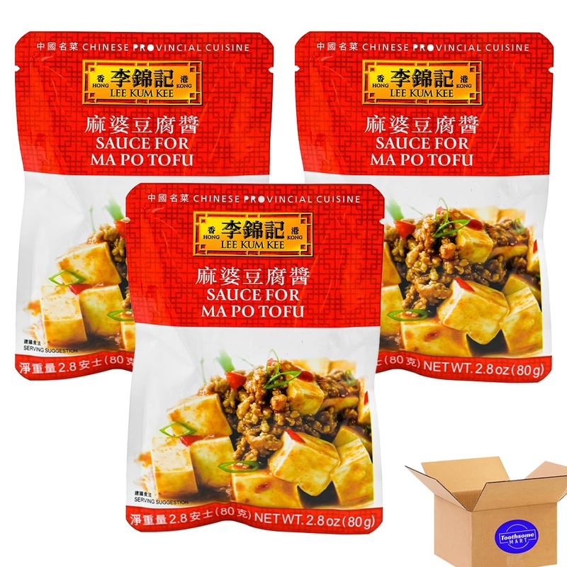 L K K Ma Po Tofu Asian Sauce 2.8Oz/80G,3Pack