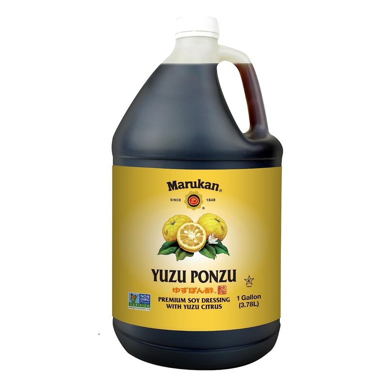 Marukan Ponzu Yuzu Soy Citrus Dressing (Yellow Label), 1 Gallon