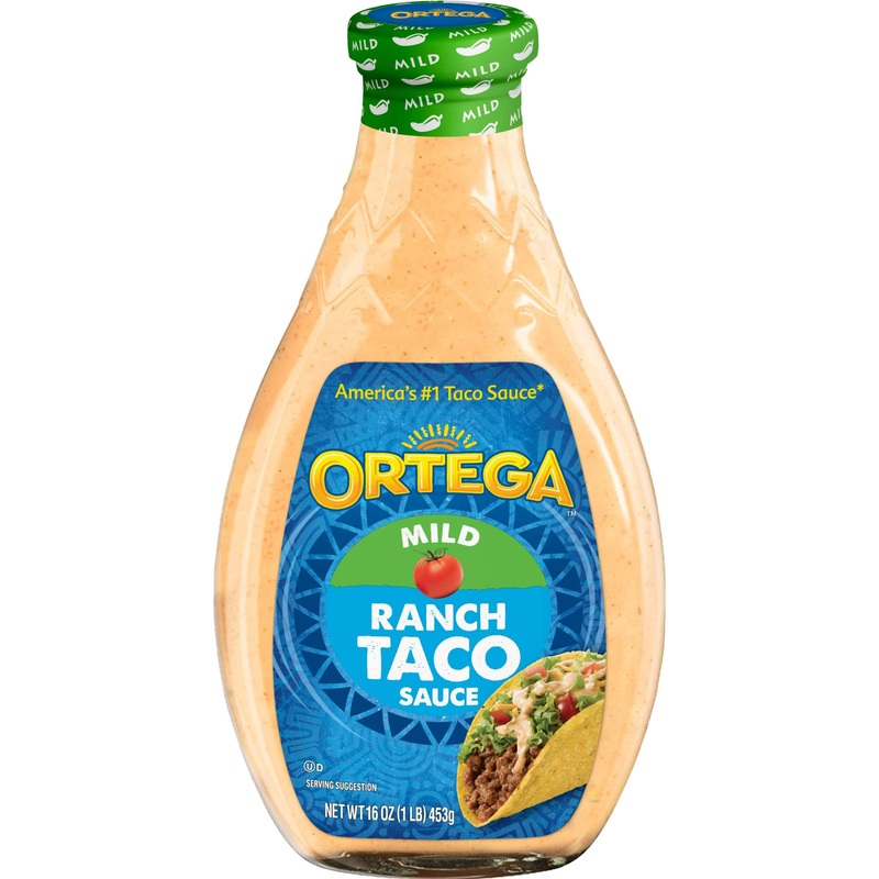 Ortega Flavor Craver Taco Sauce, Taco Ranch, 16 Oz
