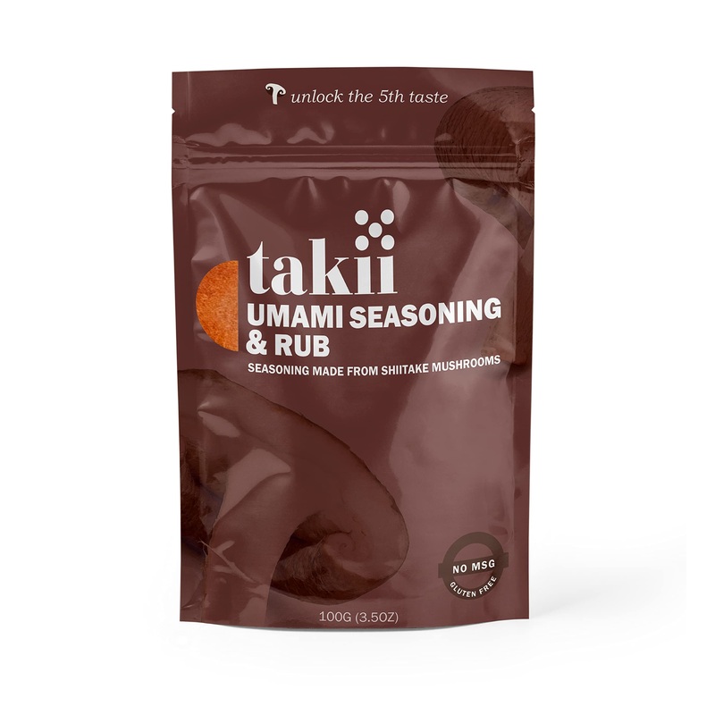 Takii Umami Powder, Magic Shiitake Mushroom Seasoning, Add Instant Flavor And Depth To All Your Favorite Dishes (3.5 Ounce (Pack