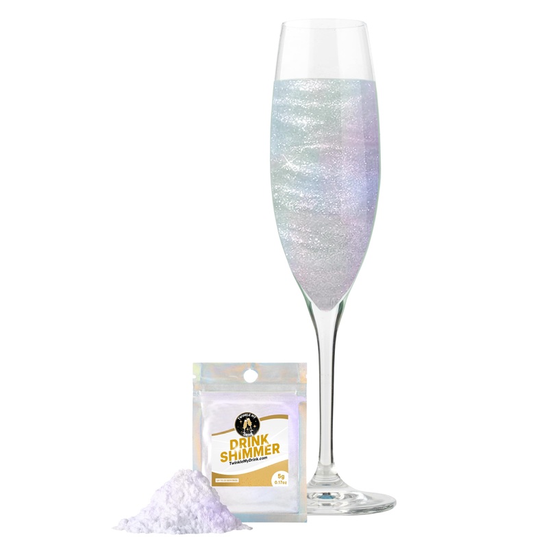 Twinkle My Drink Opal Ghost Premium Edible Glitter For Drinks | Halloween Drink Decorations | Halloween Party Decorations | 5G U