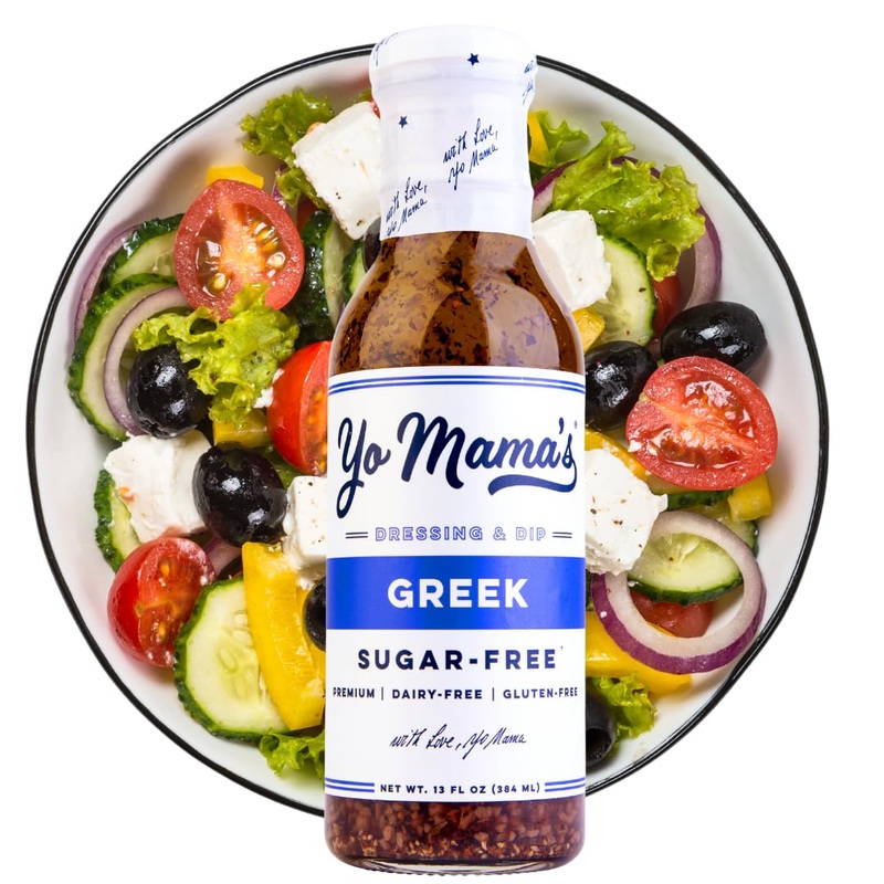 Yo Mama’S Foods Keto Greek Dressing And Dip – Pack Of (1) – Low Carb, No Sugar, Low Sodium, And Gluten-Free