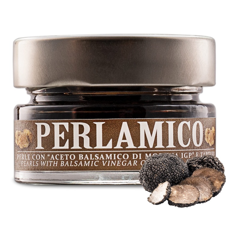Balsamic Pearls With Balsamic Vinegar Of Modena Igp And Truffle – Fondo Montebello, 1.76Oz (50Gr), Delicious Flavor Pearls, Impo
