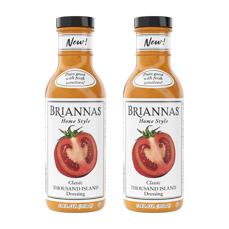 Briannas – Home Style Thousand Island Dressing – Fine Salad Dressing Made With Premium Ingredients – Gluten Free And Kosher Sala