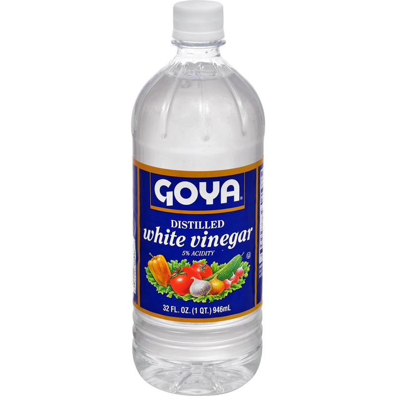 Goya Foods Distilled White Vinegar, 32 Fl Oz (Pack Of 12)