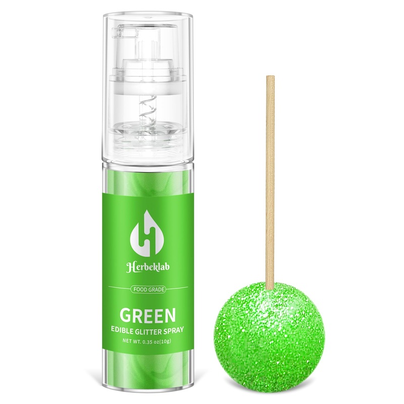 Green Edible Glitter – Edible Glitter Spray 10G Edible Green Glitter For Cakes Food Grade Drink Glitter Green Edible Glitter For