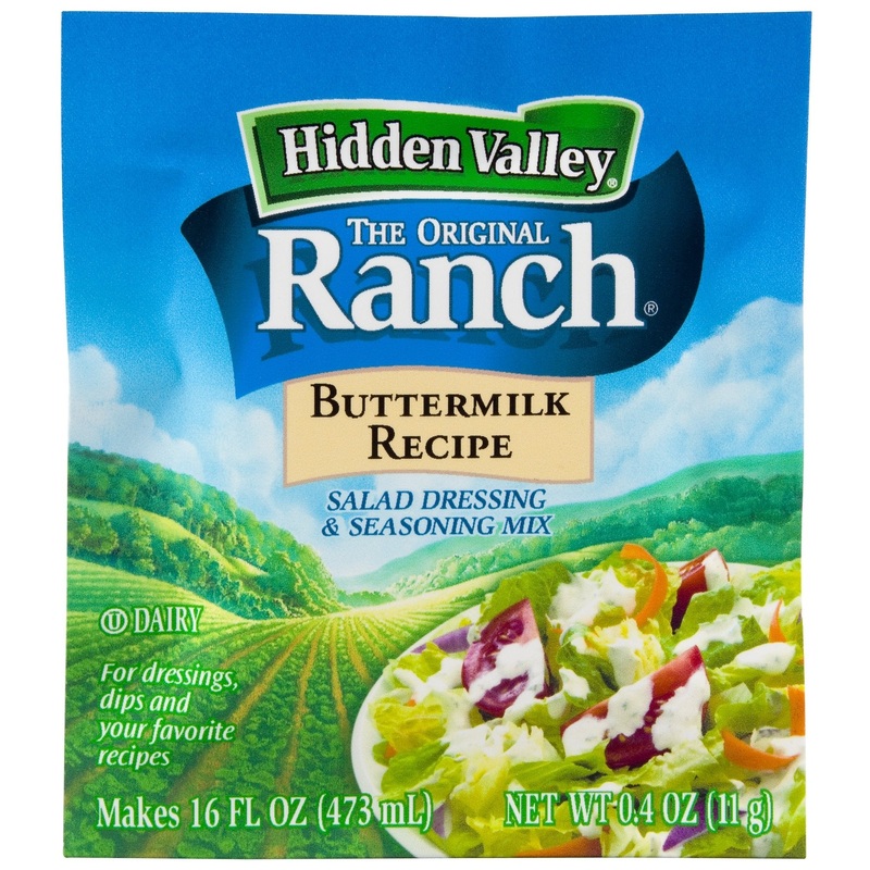 Hidden Valley Original Ranch Buttermilk Recipe Salad Dressing And Seasoning Mix, Six 0.40 Ounce Packets (2.4 Ounces Total)