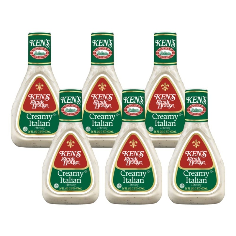 Ken’S Steak House Creamy Italian Dressing (16 Fl Oz (Pack Of 6))