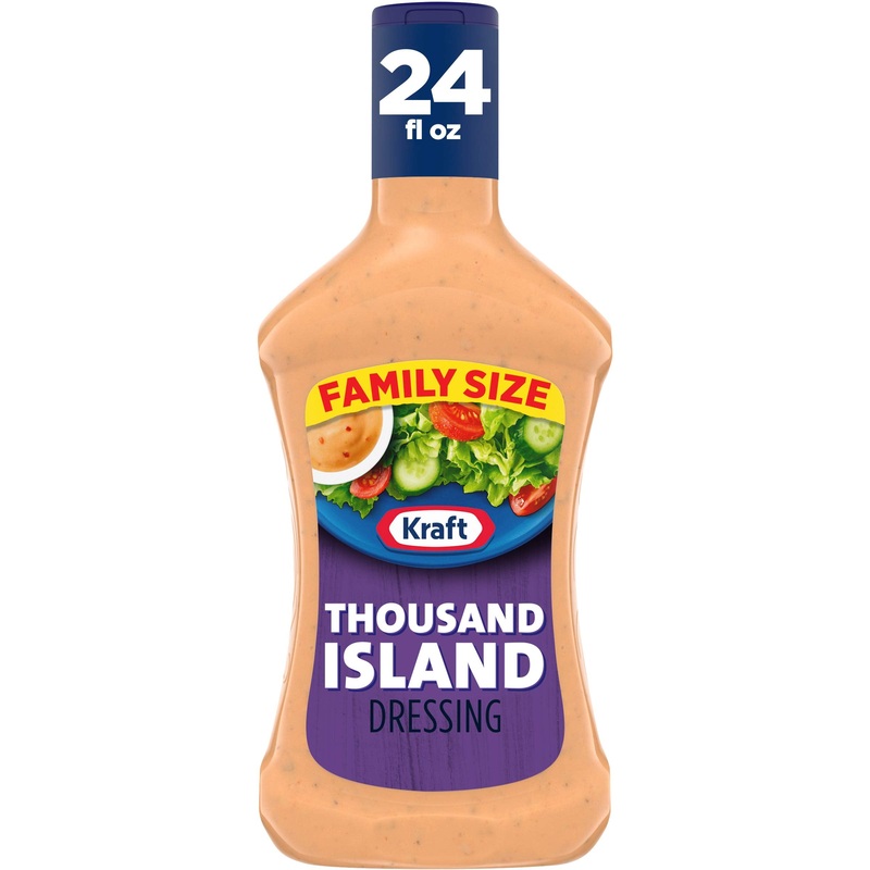 Kraft Thousand Island Dressing & Dip, 24-Ounce Plastic Bottles (Pack Of 3) Y