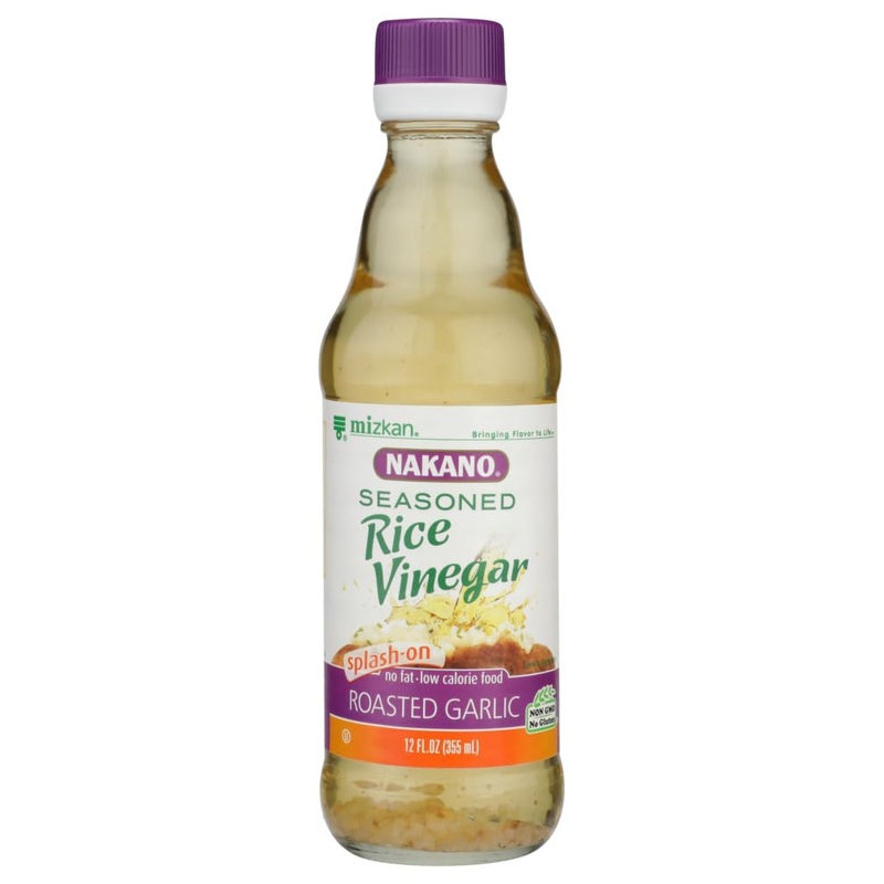 Nakano Seasoned Rice Vinegar W/Garlic 12 Oz (Pack Of 6)