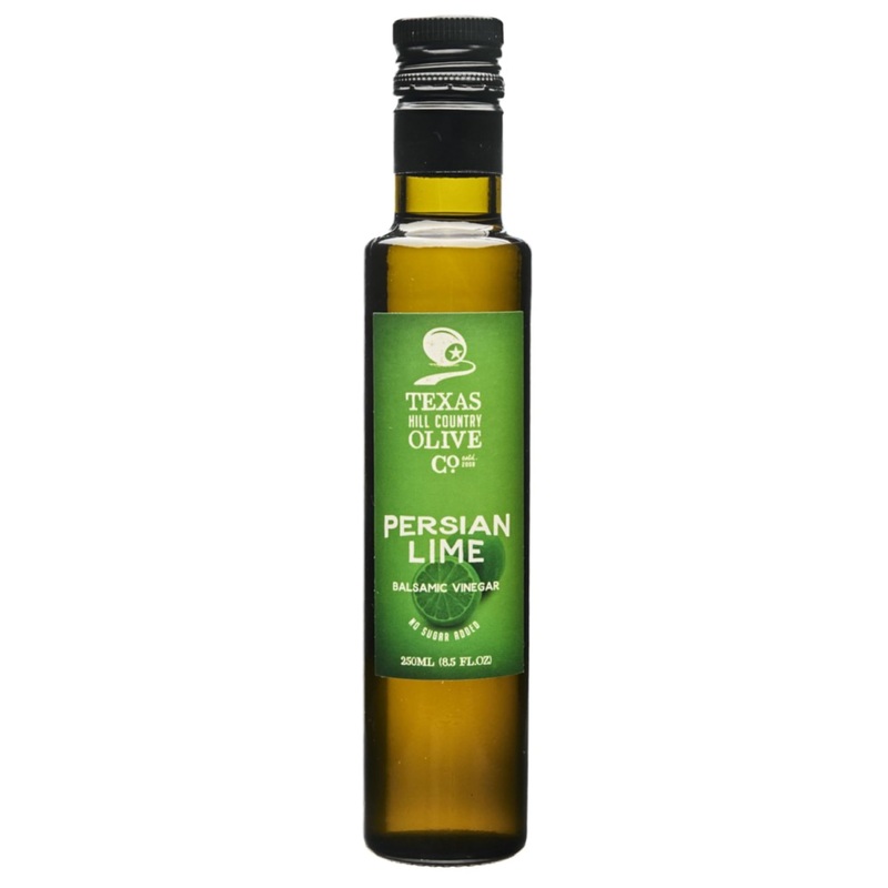 Persian Lime Balsamic Vinegar – Gourmet Barrel Aged Infused Balsamic Vinegar – Great For Dressing Dipping Glazing – No Artificia