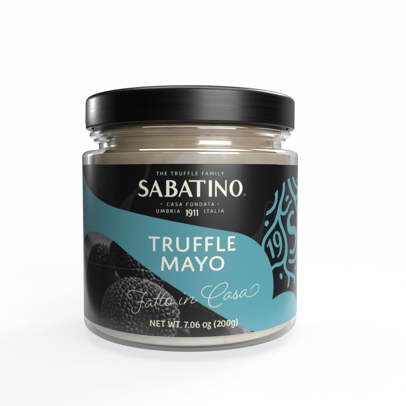 Sabatino Truffle Mayo – Gourmet Black Truffle Infused Mayonnaise | Rich & Creamy Spread For Sandwiches, Burgers, Dipping, & More