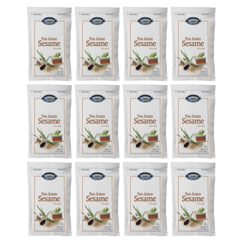 Salad Dressing 1.5 Oz. Packet | Pack Of 12 | (Pan Asian Sesame)