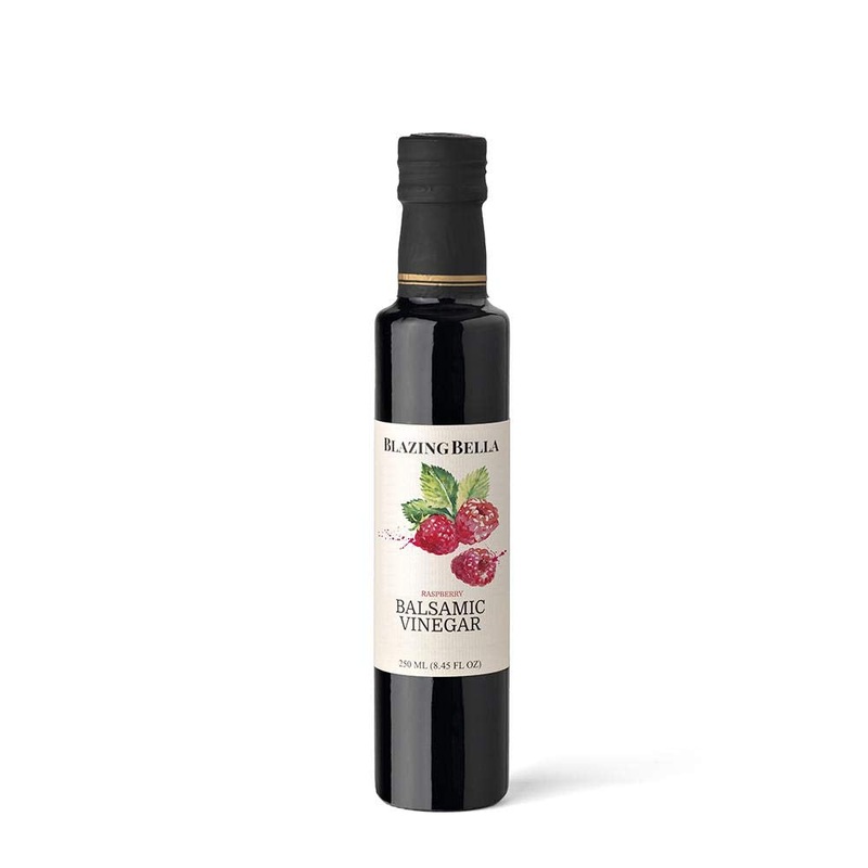 Blazing Bella Raspberry Balsamic Vinegar (8.45 Fl Oz – 250Ml) Sweet And Tart Gourmet Aged Balsamic Perfect For Salads And Roaste
