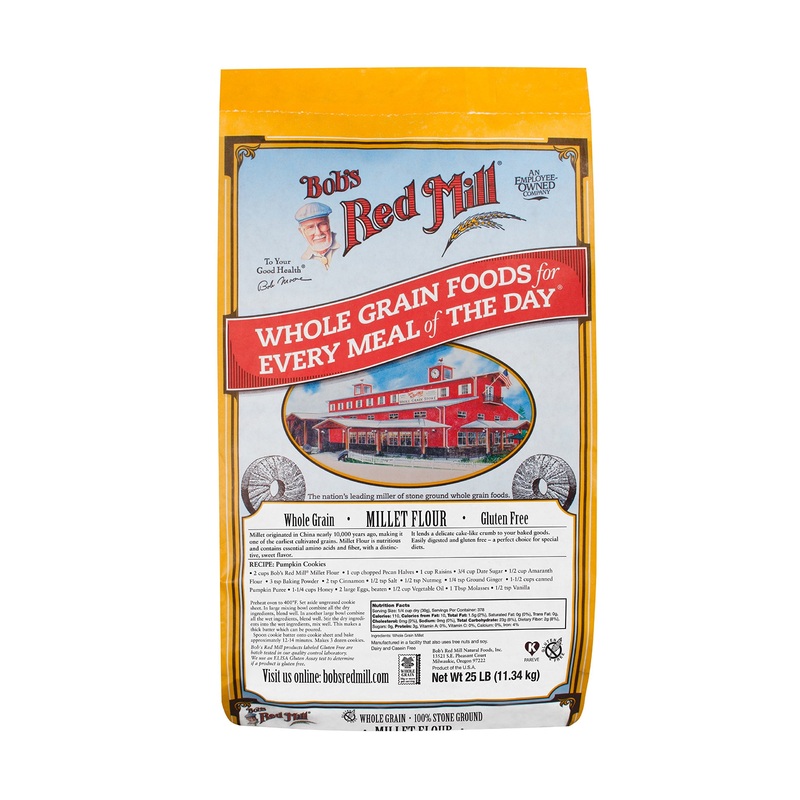 Bob’S Red Mill Millet Flour, 25 Pound