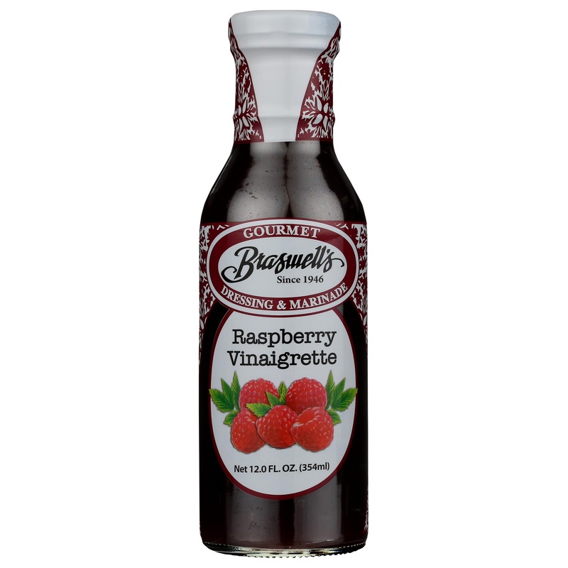 Braswell’S Raspberry Vinaigrette Gourmet Dressing & Marinade, 12 Fluid Ounce (Pack Of 6)
