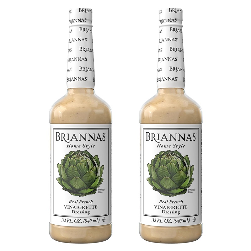 Briannas – Home Style Real French Vinaigrette Dressing – Fine Salad Dressing Made With Premium Ingredients – Sugar Free Dressing